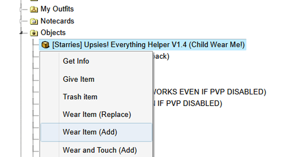 Better Inventory just like second life